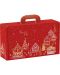 Подаръчна кутия Giftpack Bonnes Fêtes - Червена, 33 cm - 1t