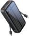 Портативна батерия ProMate - Ecolight Solar, 20000 mAh, черна - 1t
