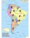 Политическа карта на Южна Америка, М 1:7 500 000 (ДатаМап) - 1t