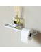 Поставка за тоалетна хартия с рафт Brabantia - MindSet, Mineral Fresh White - 6t