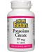 Potassium Citrate, 99 mg, 90 таблетки, Natural Factors - 1t