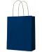 Подаръчна торба S. Cool - крафт, синя, L - 1t