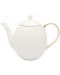 Порцеланов сет за чай Bredemeijer - Canterbury, 1.2 L, 3 части, бял - 2t