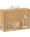 Подаръчна кутия Giftpack Bonnes Fêtes - Крафт, 34.2 cm - 1t