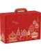 Подаръчна кутия Giftpack Bonnes Fêtes - Червена, 34.2 cm - 1t