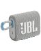 Портативна колонка JBL - Go 3 Eco, бяла/сива - 2t