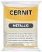 Полимерна глина Cernit Metallic - Жълта, 56 g - 1t