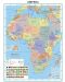 Политическа стенна карта на Африка (1:7 800 000) - 1t