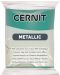Полимерна глина Cernit Metallic - Зелен тюркоаз, 56 g - 1t