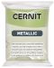 Полимерна глина Cernit Metallic - Зелена, 56 g - 1t