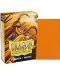 Протектори за карти Dragon Shield - Matte Sleeves Small Size, Orange (60 бр.) - 2t