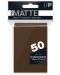  Протектори за карти Ultra Pro - PRO-Matte Standard Size, Brown (50 бр.) - 1t