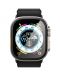 Стъклен протектор Spigen - Glas.TR Slim Pro, Apple Watch Ultra, черен - 3t