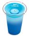 Преходна чаша Munchkin - Miracle 360° Colour Change, 255 ml, синя - 4t