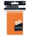 Протектори за карти Ultra Pro - PRO-Gloss Standard Size, Orange (50 бр.) - 1t