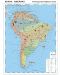 Природогеографски зони: Стенна карта на Южна Америка (1:7 000 000) - 1t