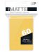 Протектори за карти Ultra Pro - PRO-Matte Small Size, Yellow (60 бр.) - 1t