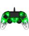 Контролер Nacon за PS4 - Wired Illuminated Compact Controller, crystal green - 1t