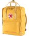 Раница Fjallraven - Kanken Ochre-Chess Pattern, 16l, жълта - 1t