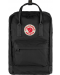 Раница Fjallraven - Kanken Laptop 15'', 18l, черна - 1t