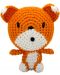 Ръчно плетена играчка Wild Planet - Лисица, 12 cm - 1t