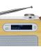 Радио Lenco - PDR-040 BAMBOO, кафяво/бяло - 3t