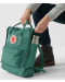 Раница Fjallraven - Kanken Black, 16l, черна - 7t