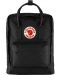 Раница Fjallraven - Kanken Black, 16l, черна - 2t