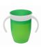 Преходна чаша Munchkin - 360 градуса с дръжки, зелена, 207 ml - 1t