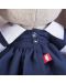 Плюшена играчка Budi Basa - Зайка Ми, с тъмносиня рокля и зайче, 18 cm - 3t