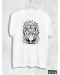 Тениска RockaCoca Skull King, бяла, размер M - 1t