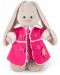 Плюшена играчка Budi Basa - Зайка Ми, с рокля и розово палто, 32 cm - 1t