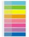 Самозалепващи индекси Stick'n - 45 x 8 mm, 8 цвята, неонови, 160 броя - 1t