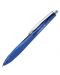 Автоматична химикалка Schneider - Slider Haptify, M, синьо тяло и мастило - 1t