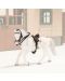 Фигурка Schleich от серията Аксесоари към Животни във фермата: Комплект седло и юзди - обездка - 1t