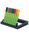 Комплект тънкописци Schneider - Link-It, 8 цвята, в кутия със стойка - 1t
