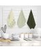Сет от 9 кухненски кърпи AmeliaHome - Letyy, 50 x 70 cm, зелени - 4t