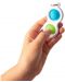 Сензорна играчка-ключодържател Tomy Fat Brain Toys - Simple Dimple, синя/зелена - 3t
