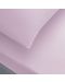 Сет чаршаф с ластик и 2 калъфки TAC - 100% памук, за 160 х 200 cm, розов - 2t