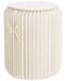 Сгъваема табуретка Stretchy - Macaron, 28 cm, бяла - 1t