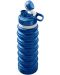 Сгъваема бутилка Cellularline - Rebottle, 750ml, синя - 5t