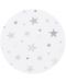 Сгъваем матрак Chipolino, 60 x 120 x 6 cm, бял със сиви звезди - 4t