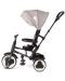 Сгъваема детска триколка QPlay - Rito Eva, Cool Black - 3t