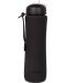 Сгъваема силиконова бутилка Cool Pack Pump - Rpet Black, 600 ml - 1t