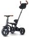 Сгъваема детска триколка QPlay - Rito Deluxe, Air Gel Wheels, Black - 5t