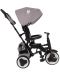 Сгъваема детска триколка QPlay - Rito Plus, Eva Wheels, Grey - 3t