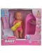 Кукла-бебе Simba Toys New Born Baby - С аксесоари за къпане, 12 cm - 2t