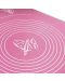 Силиконова подложка за месене Morello - Light Pink, 50 х 40 cm, розова - 3t