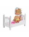 Комплект Маша и Мечока Simba Toys – Кукла Маша с легълце и завивки - 1t
