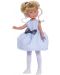 Кукла Asi - Силия, със светлосиня рокля и панделка, 30 cm - 1t